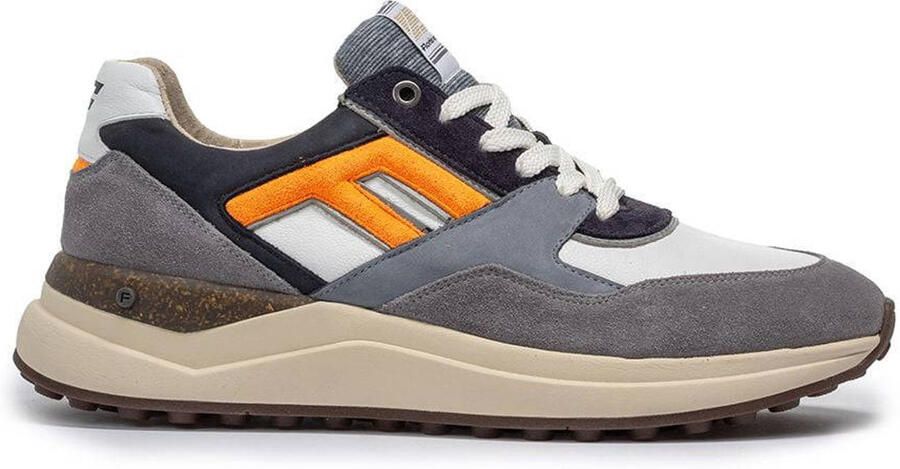 Floris van Bommel De Trikker 01.05 suède sneakers oranje