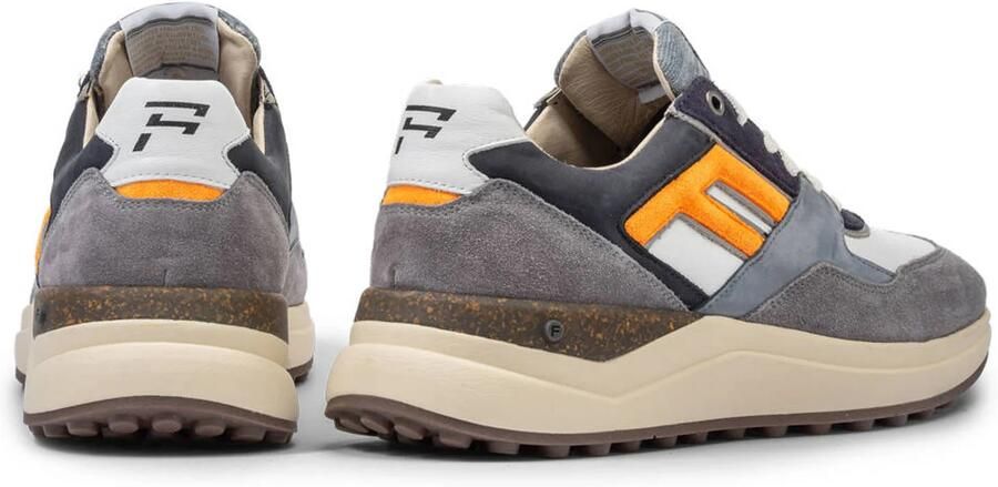 Floris van Bommel De Trikker 01.05 suède sneakers oranje - Foto 3