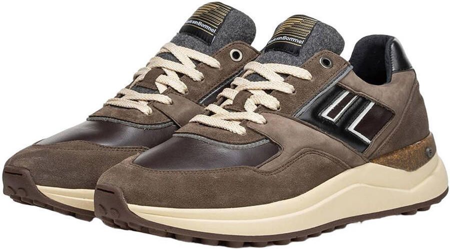 Floris van Bommel Sfm-10236 De Tikker Sneakers Textiel Heren Bruin - Foto 2