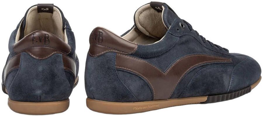 Floris van Bommel De Vlakker 01.01 suède sneakers donkerblauw - Foto 3