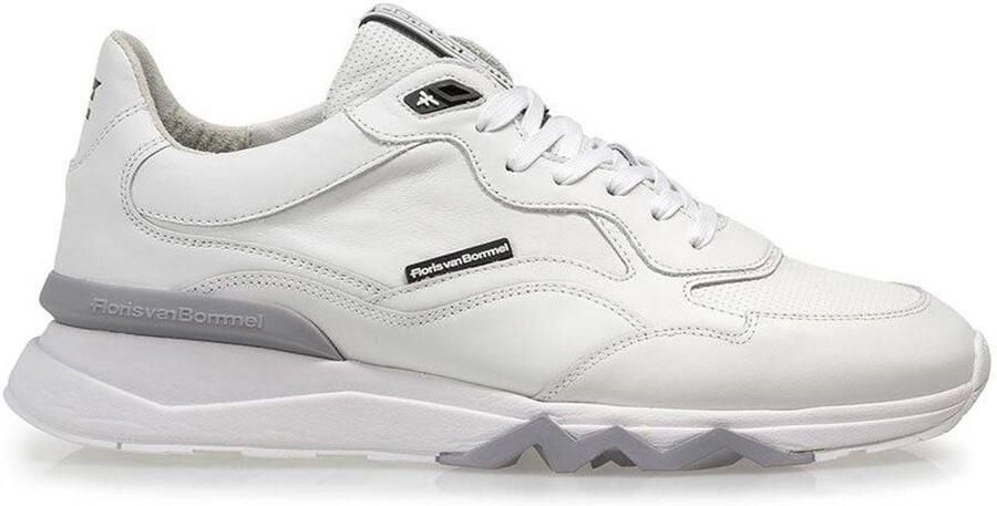 Floris van Bommel DE~ZAGER~02.45~~~~~~~~~~~~~~~~ Lage sneakersVrije tijdsschoenenHeren sneakers Wit beige
