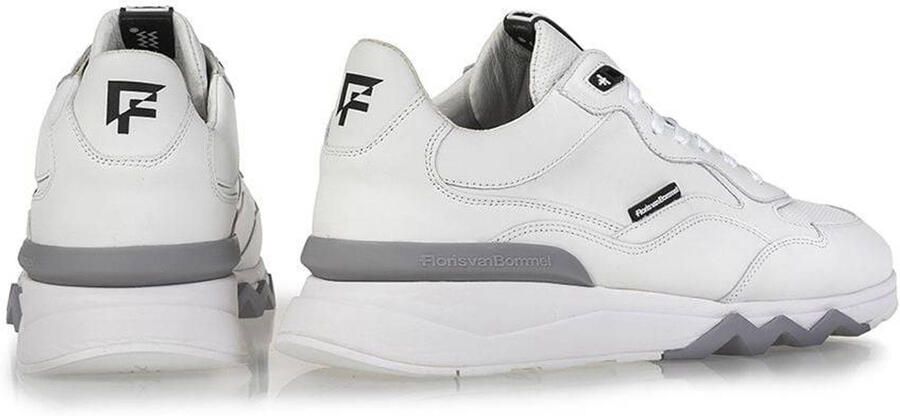 Floris van Bommel DE~ZAGER~02.45~~~~~~~~~~~~~~~~ Lage sneakersVrije tijdsschoenenHeren sneakers Wit beige - Foto 3