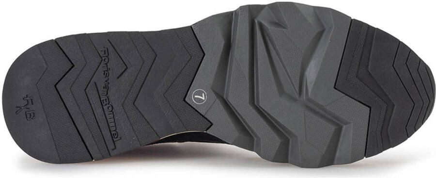 FLORIS VAN BOMMEL Lage Sneakers Heren Sfm-10178 De Zager Maat: 40⅔ Materiaal: Suède Kleur: Blauw