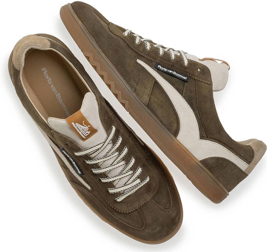 Floris van Bommel DE~GROMMER~07.00~~~~~~~~~~~~~~ Lage sneakersVrije tijdsschoenenHeren sneakers Groen