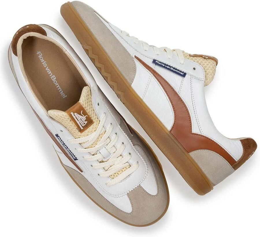 Floris van Bommel De Zaler 01.23 leren sneakers wit - Foto 2