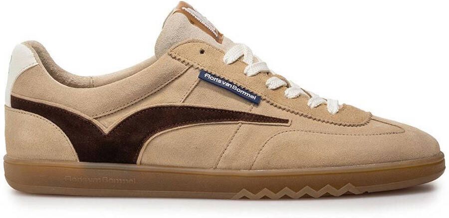 FLORIS VAN BOMMEL Lage Sneakers Heren Sfm-10224 De Zaler Maat: 42 Materiaal: Suède Kleur: Beige