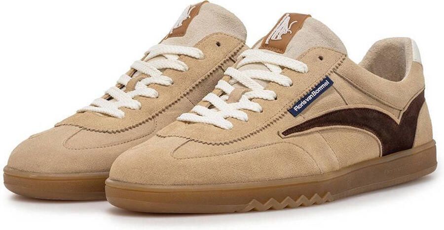 FLORIS VAN BOMMEL Lage Sneakers Heren Sfm-10224 De Zaler Suède Beige - Foto 2