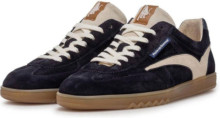 Floris van Bommel De Zaler 01.27 suède sneakers donkerblauw - Foto 2