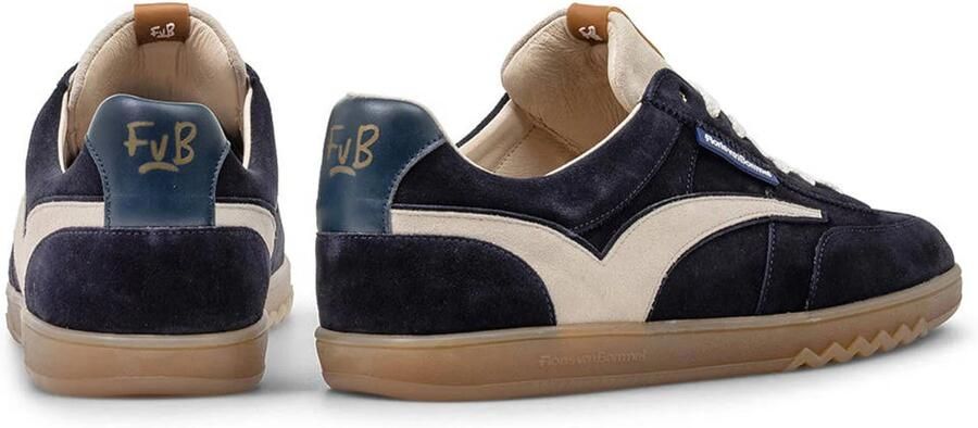 Floris van Bommel De Zaler 01.27 suède sneakers donkerblauw - Foto 3