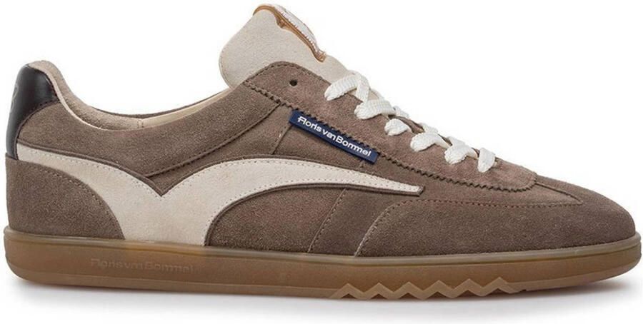 FLORIS VAN BOMMEL Lage Sneakers Heren Sfm-10224 De Zaler Maat: 42⅔ Materiaal: Suède Kleur: Taupe