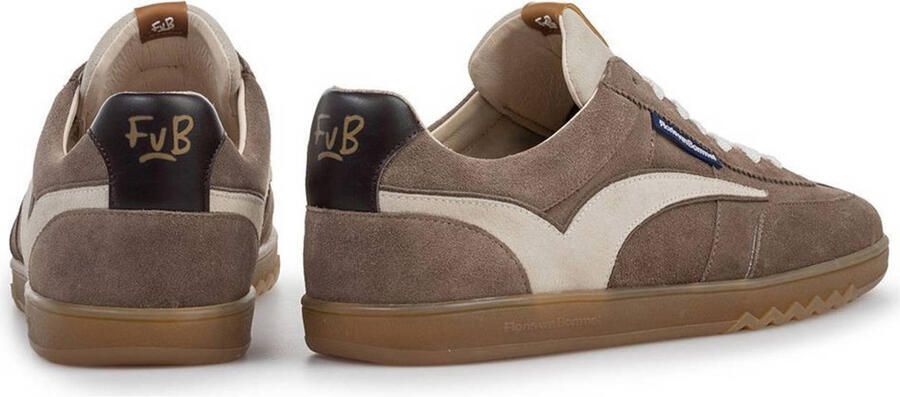 FLORIS VAN BOMMEL Lage Sneakers Heren Sfm-10224 De Zaler Maat: 44⅔ Materiaal: Suède Kleur: Taupe - Foto 2