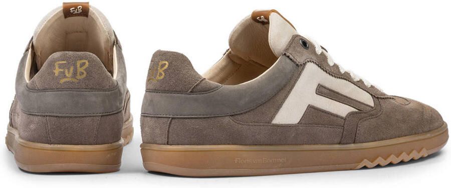 Floris van Bommel de Zaler 04.00 leren sneakers taupe - Foto 2
