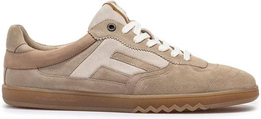Floris van Bommel De Zaler 04.03 suède sneakers lichtbruin