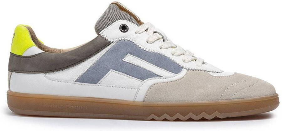 Floris van Bommel De Zaler 04.04 leren sneakers wit