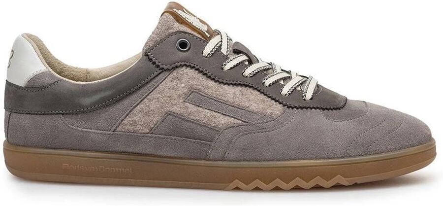 FLORIS VAN BOMMEL Lage Sneakers Heren Sfm-10233 De Zaler Maat: 40 Materiaal: Textiel Kleur: Grijs