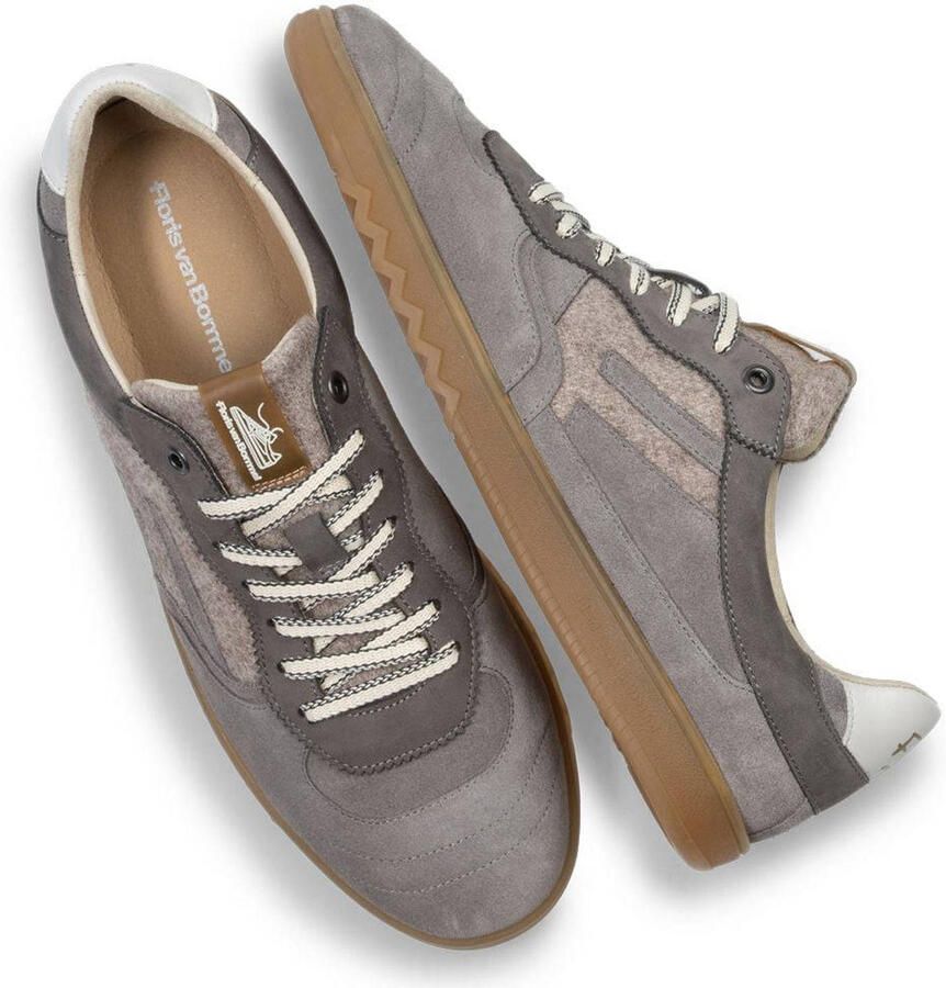 FLORIS VAN BOMMEL Lage Sneakers Heren Sfm-10233 De Zaler Maat: 40 Materiaal: Textiel Kleur: Grijs - Foto 2