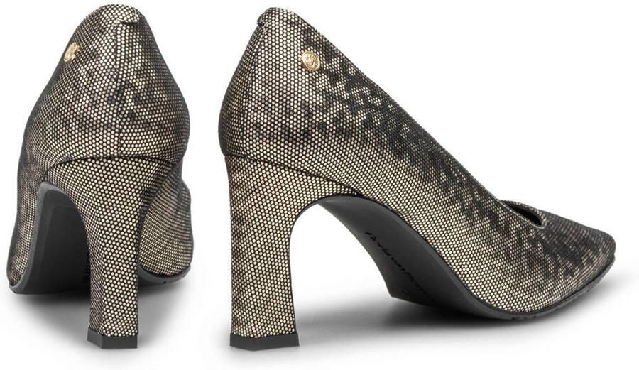 Floris van Bommel F-design leer pump goud - Foto 2