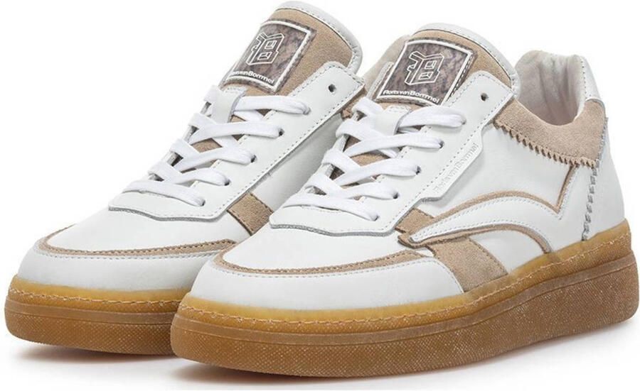 Floris van Bommel Fygi 01.01 leren sneakers wit beige - Foto 2