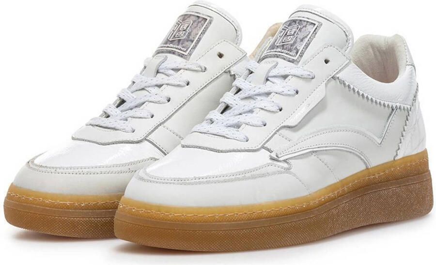FLORIS VAN BOMMEL Lage Sneakers Dames Sfw-10158 Fygi Maat: 38 Materiaal: Leer Kleur: Wit - Foto 3