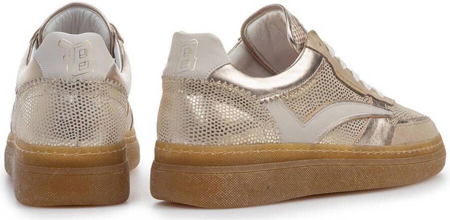 FLORIS VAN BOMMEL Lage Sneakers Dames Sfw-10158 Fygi Maat: 42 Materiaal: Leer Kleur: Goudkleurig - Foto 2