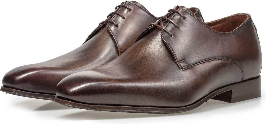 Floris van bommel Gilli 02.01 Dark Brown G+ Wijdte Veterschoenen - Foto 2