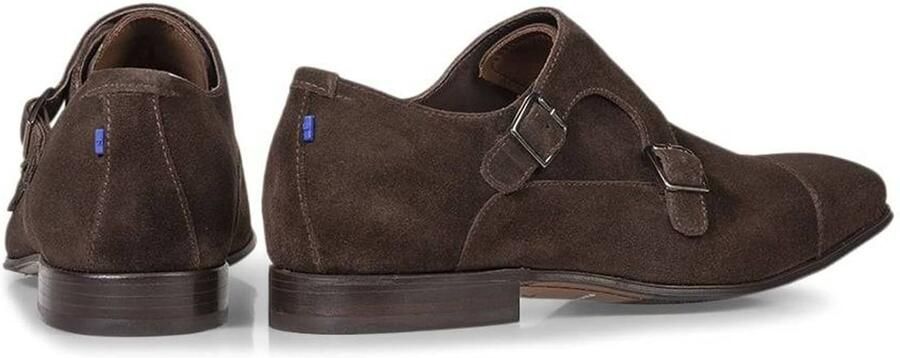 Floris van bommel 30015 Gilli 04.03 Dark Brown G+ Wijdte Gespschoenen - Foto 2
