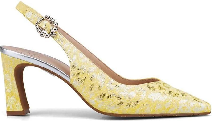FLORIS VAN BOMMEL Slingbacks Dames Sfw-20055 Giuli Maat: 37 Materiaal: Suède Kleur: Geel - Foto 6