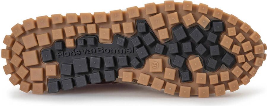 Floris van Bommel Grommi 03.03 chunky suède sneakers taupe - Foto 3