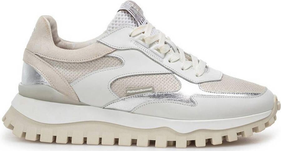 Floris van Bommel Grommi 03.05 leren sneakers wit