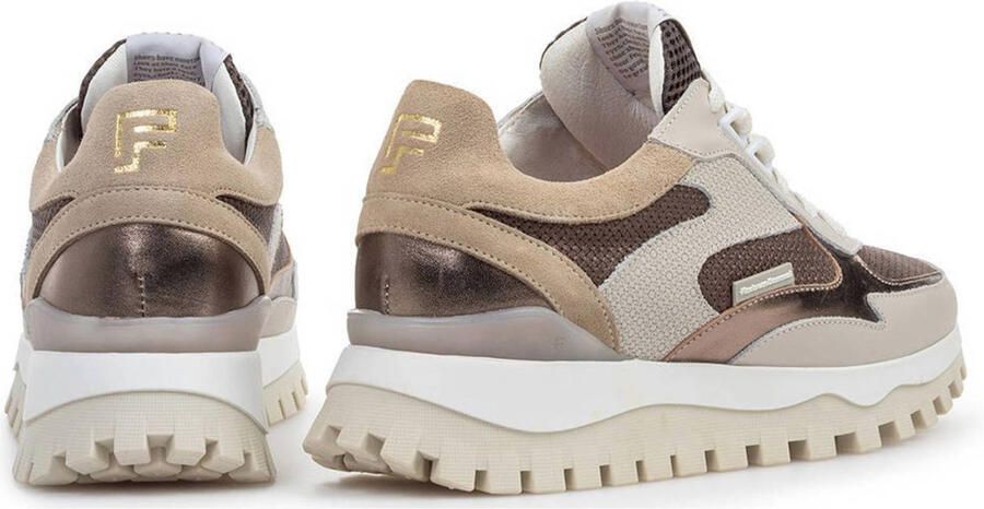 Floris van Bommel Dames Sneakers Grommi 03.06 Darkbrown Donkerbruin - Foto 3