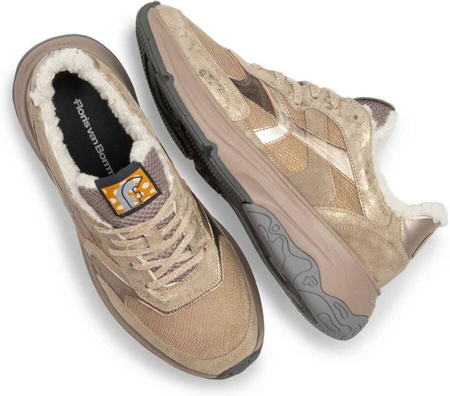 Floris van Bommel HOLLI 01.06 Lage sneakers Dames sneakers Wit beige - Foto 2