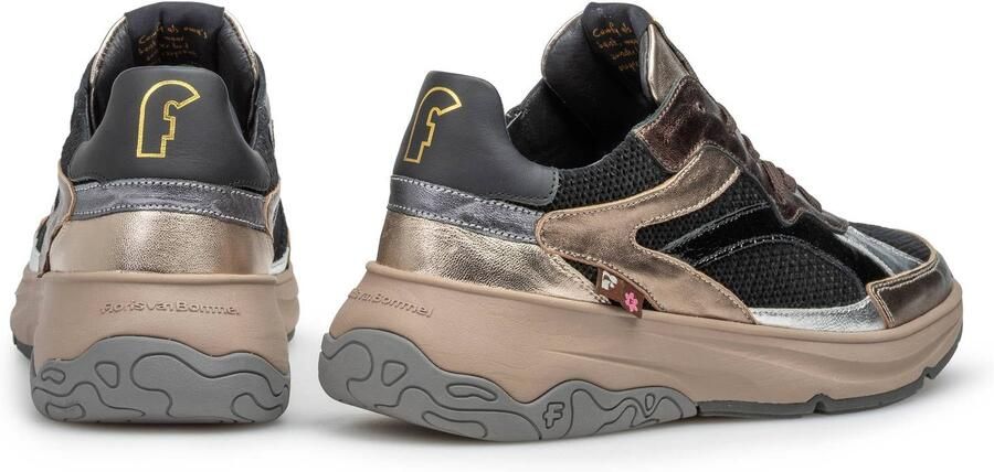 Floris van Bommel Holli 02.04 leren sneakers brons