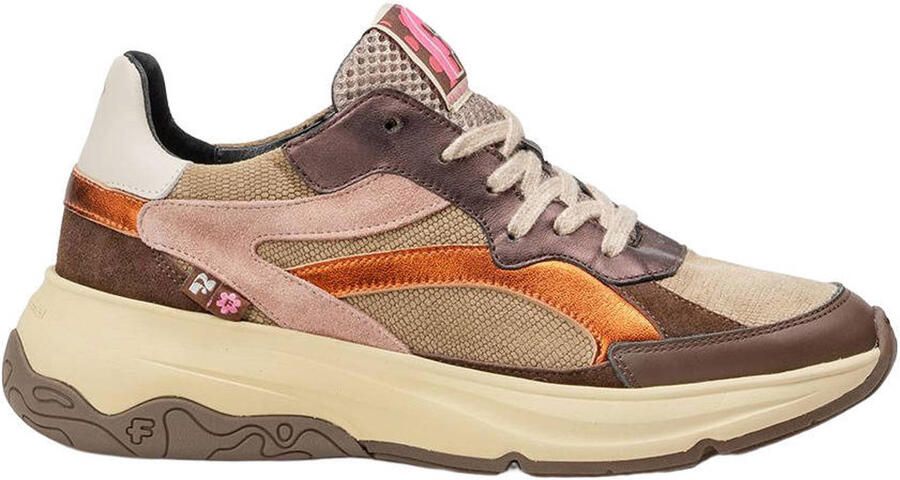 Floris van Bommel Holli 02.07 leren sneakers donkerbruin