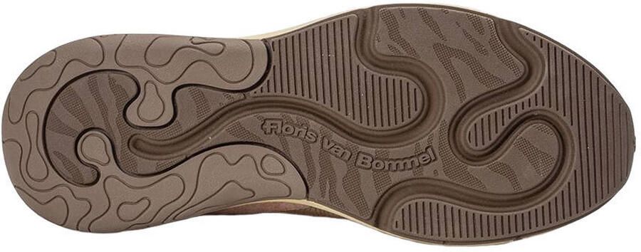 Floris van Bommel Holli 02.07 leren sneakers donkerbruin - Foto 3