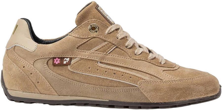 Floris van Bommel Illvi 01.08 leren sneakers taupe