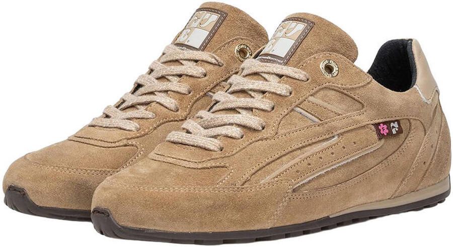 Floris van Bommel Illvi 01.08 leren sneakers taupe - Foto 3