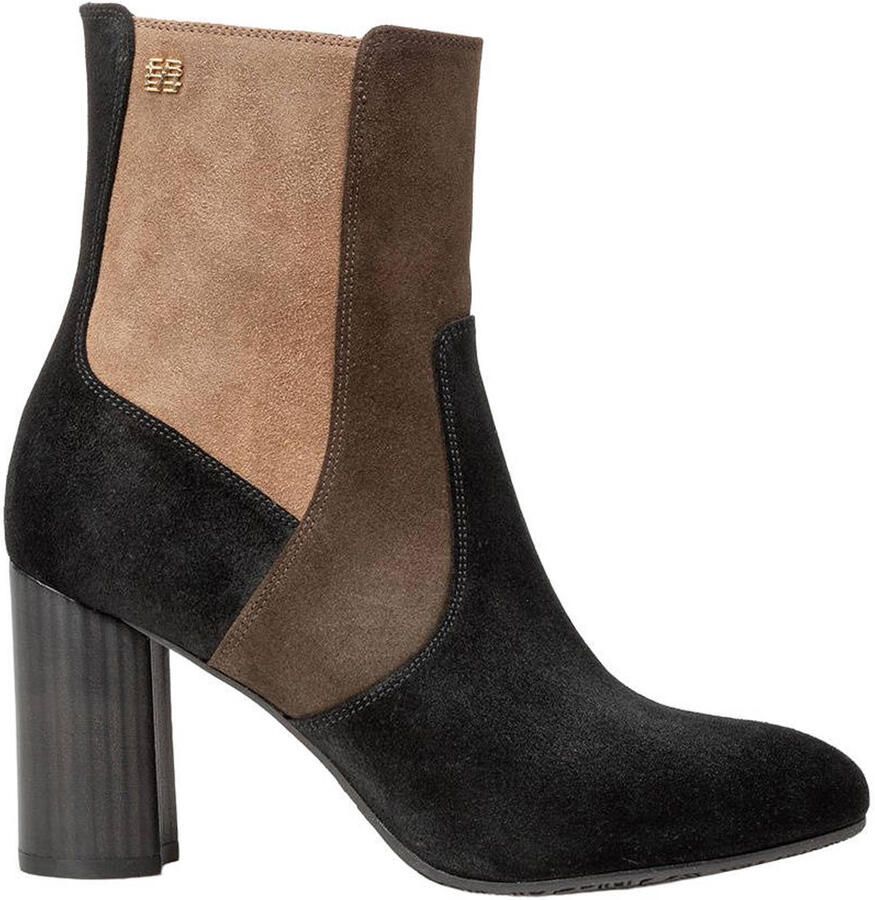 Floris van Bommel Sfw-50075 Kaci Enkellaarsjes Enkelboots met rits Dames Zwart - Foto 5