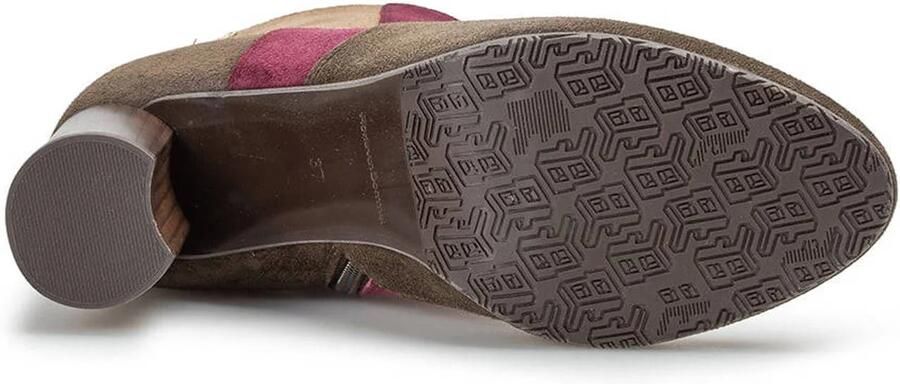 Floris van Bommel Sfw-50075 Kaci Enkellaarsjes Enkelboots met rits Dames Bruin - Foto 5
