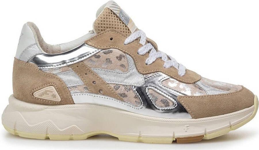 FLORIS VAN BOMMEL Lage Sneakers Dames Sfw-10152 Daysi Maat: 42 Materiaal: Textiel Kleur: Beige