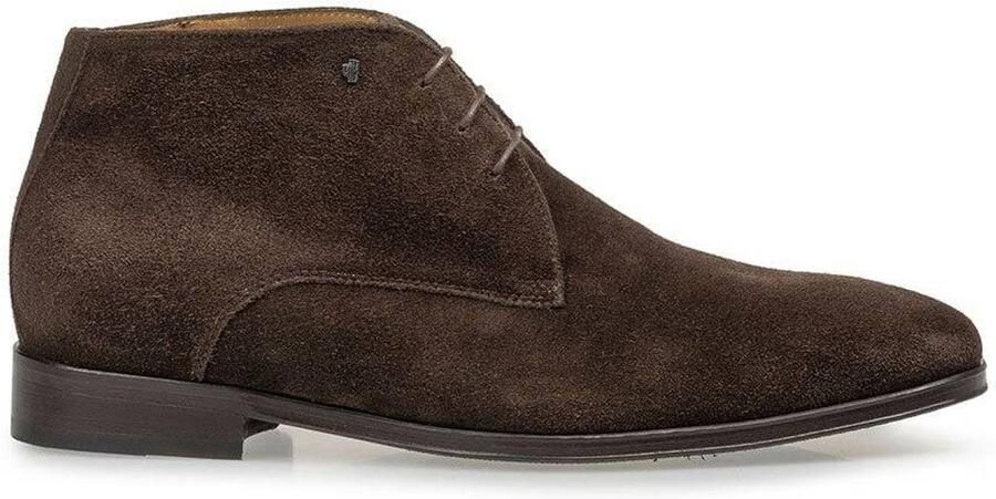 Van Bommel Heren Boots Laarzen Herenschoenen Suède SBM-50032 Bruin