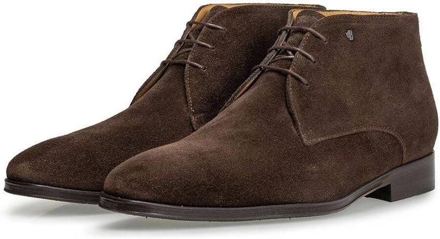 Van Bommel Heren Boots Laarzen Herenschoenen Suède SBM-50032 Bruin - Foto 2