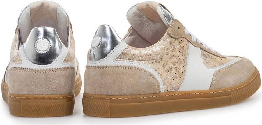 Floris van Bommel Sfw-10096 Minni Sneakers Dames Leren Sneaker Beige - Foto 3