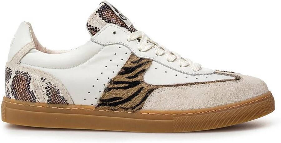 Floris van Bommel Minni 06.01 leren sneakers wit
