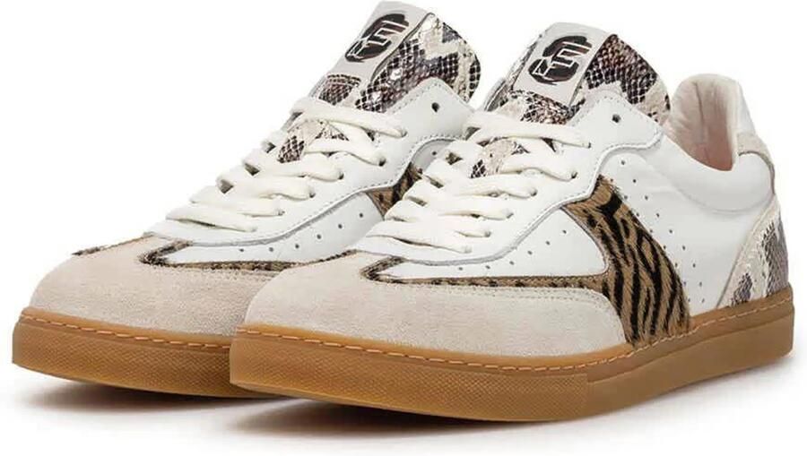 Floris van Bommel Minni 06.01 leren sneakers wit - Foto 3
