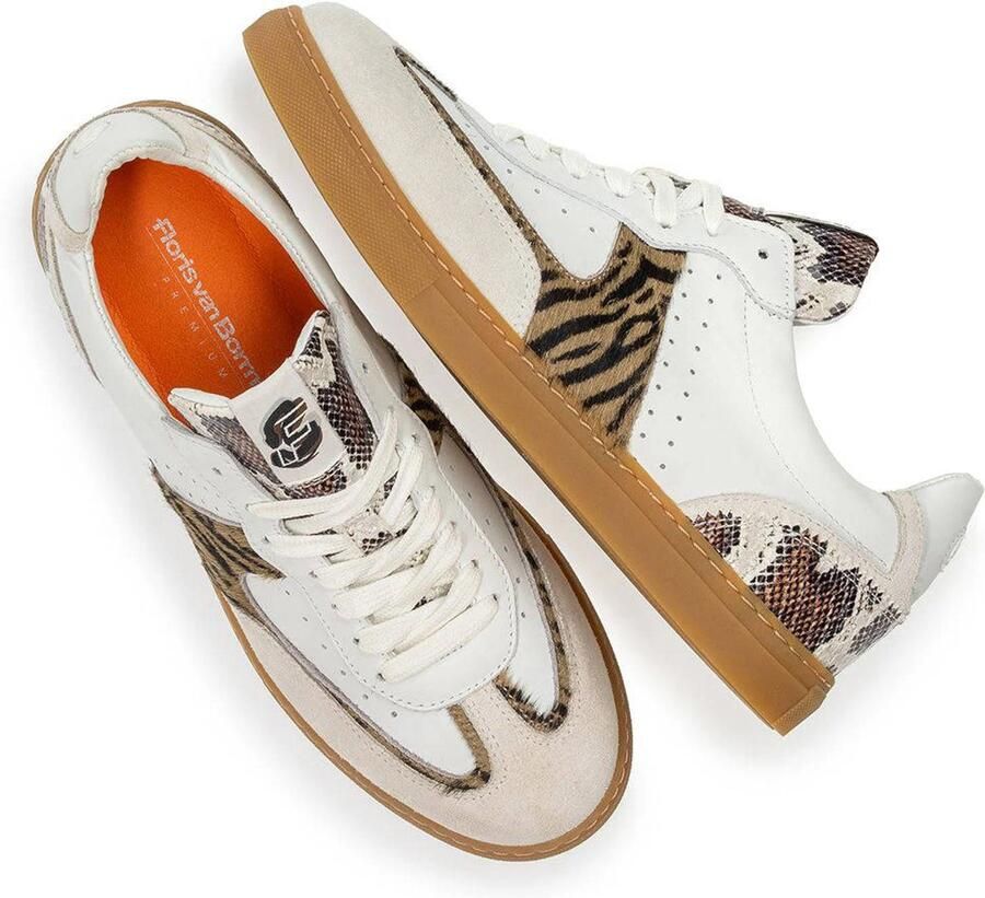 Floris van Bommel Minni 06.01 leren sneakers wit - Foto 2