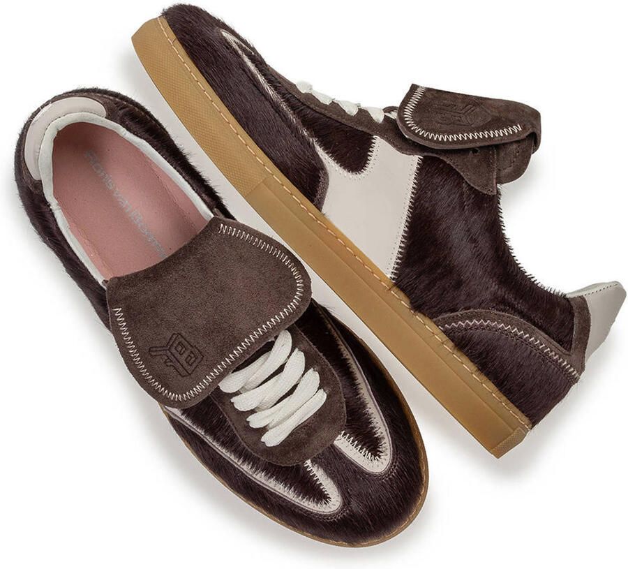 Floris van Bommel Minni 07.01 sneakers donkerbruin - Foto 2