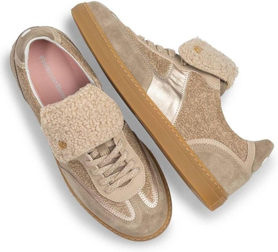 Floris van Bommel Minni 07.03 suède sneakers taupe - Foto 2