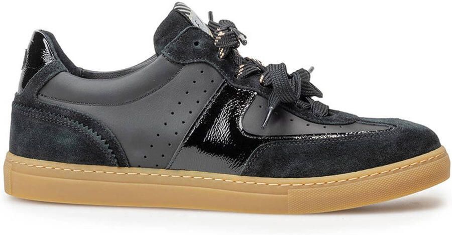 Floris van Bommel Minni suède sneakers zwart