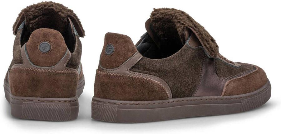 Floris van Bommel Sfw-10166 Minni Sneakers Textiel Dames Bruin - Foto 2