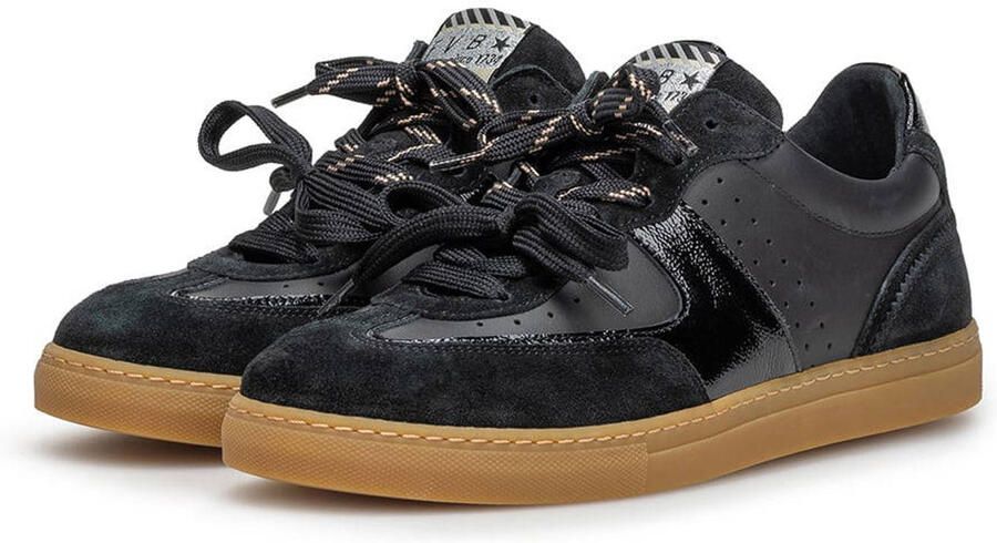 Floris van Bommel Minni suède sneakers zwart - Foto 3